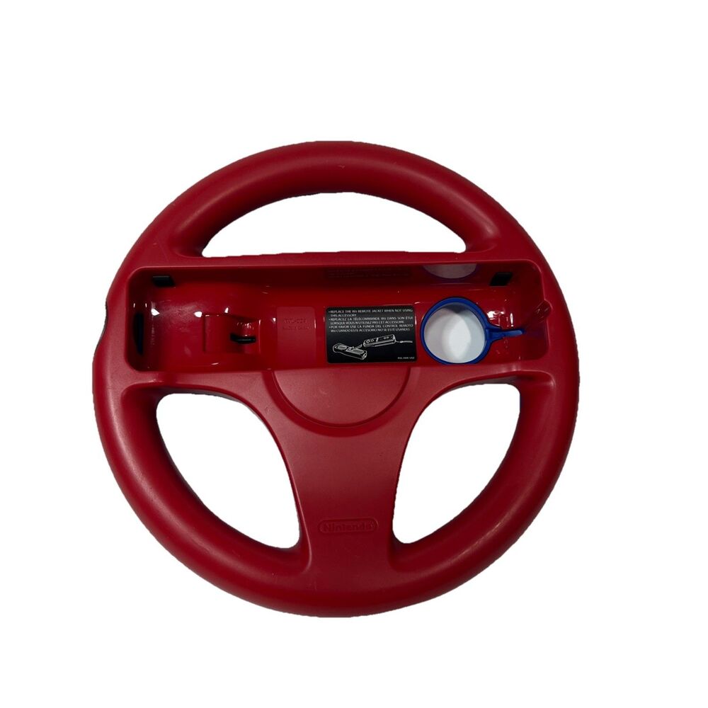 Nintendo Wii Mario Kart Steering Wheel - Red &Blue for wii remote